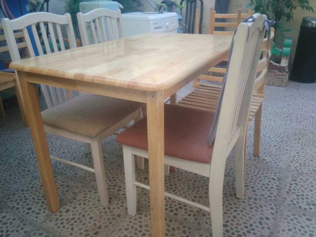 Salle Manger Tables Et Chaises En Vrai Bois Neuves Djibouti