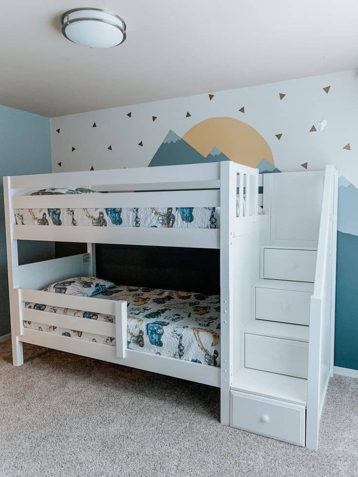 Lits superposés enfants sur-mesure – Sécurité & design