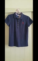 Pull polo bleu marine taille L pour homme