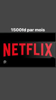 Abonnement Netflix pour seulement 1500 FD par mois