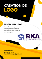 Création de Logo et d'Affiche Publicitaire