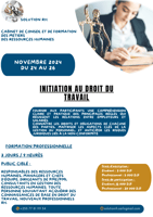 Formation – L'initiation au Droit du Travail