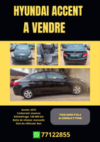 Hyundai Accent 2015, essence, boîte manuelle, 120 000 km