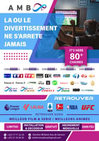 Décodeur TV par satellite avec 80 chaînes dont Bein Sport et chaînes françaises