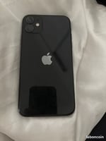 iPhone 11 Noir 6 mois d'utilisation, négociable