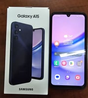 Samsung A15 128 Go, neuf avec accessoires, écran amoled HD