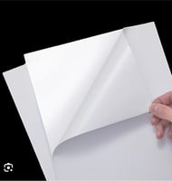 Feuilles d'étiquettes A4 autocollantes en papier - 50 feuilles