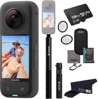 Caméra Insta360 X3 avec accessoires - 5,7K, étanche, 3 mois d'utilisation