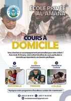 Cours à domicile - École Privée Al-Amana