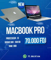 Macbook Pro i5 500gb RAM 8gb neuf