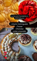 Box 4 tartelettes saveurs citron, fraise, chocolat et poire amande