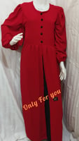 Robe longue rouge - Modèle fille - Plusieurs coloris