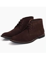 Bottines en daim marron - Taille 43 - Très bon état