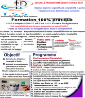 Formation spéciale sur la comptabilité et la budgétisation SAGE - Promotion février 2025