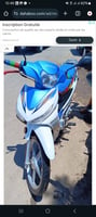 Moto Chengcheng 110 cc en excellent état avec assurance et documents complets