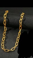 Collier en acier inoxydable plaqué or à prix attractif