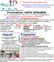 Formation spéciale sur la comptabilité et la budgétisation SAGE - Prolongation de 1 mois