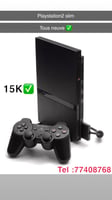 PlayStation 2 Slim 6 mois d'utilisation avec manette et carte mémoire 8GB