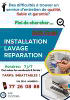 Entretien climatiseur : nettoyage et désinfection, promo jusqu'à -25% !