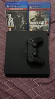 Playstation 4 Slim + 10 jeux + 2 manettes - Très bon état