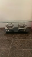 Table basse en verre neuve