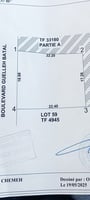 Terrain clôturé 400m² avec grands portails à Gabode, zone stratégique
