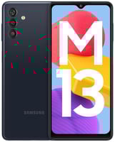 Samsung Galaxy M13 Noir, 6Go RAM, 128Go Stockage, Batterie 6000mAh