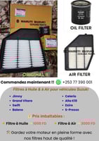 Filtre à Huile et Filtre à Air