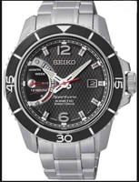 Montre Seiko Sportura Kinetic SRG019P1 en acier pour homme