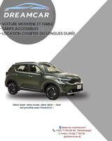 Voiture à louer – Très bon état – Voiture moderne et tout type