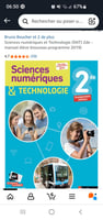 Livre d'Histoire & Géographie et Sciences numériques et technologie