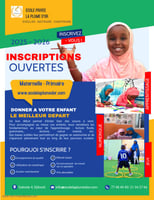 Nouvelle école privée La plume d’Or : Maternelle et Primaire