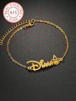 Bracelet personnalisé en argent 925 – Gravure prénom (Or & Argent)
