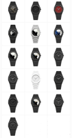 Montre élégante avec chiffres arabes pour une touche de culture