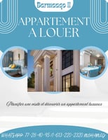 Appartement F4 moderne et élégant à louer à Barwaqoo II