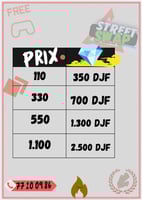 Recharges de jeux et cartes cadeaux - Free Fire