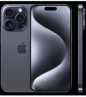 iPhone 15 pro max 256 Go, bleu foncé, avec boîte et 3 étuis de protection