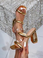 Talon Or Métallisé - Brides Souples