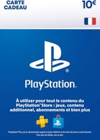 Carte PSN 10€ - Achetez vos jeux préférés en ligne!