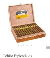 Boîte 25 cigares Cohiba Esplendidos encore scellée