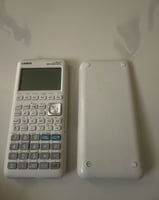 Calculatrice graphique blanche en excellent &eacute;tat
