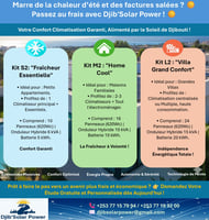 Fourniture et Installation solaire pour particuliers et entreprises - Djib'solar Power
