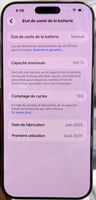 iPhone 16 Pro Max, Or (Gold), Garantie 10 mois