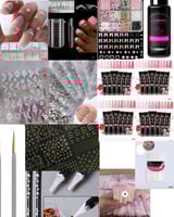 Kit Complet Pro pour Ongles - Polygel, Strass, Paillettes et Décorations