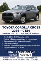 Toyota Corolla Cross 2024, neuf