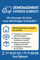 D&eacute;m&eacute;nagement rapide et s&eacute;curis&eacute; &agrave; Djibouti - Chambre, climatisation et plus encore !