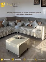 Salon moderne haut de gamme sign&eacute; Skylife Homes