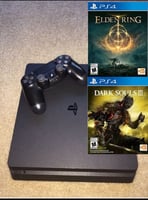 PS4 + 2 jeux Elden Ring et Dark Souls 3 - Prix n&eacute;gociable