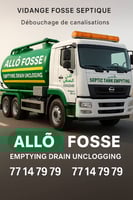 Service de vidange et d&eacute;bouchage de canalisations - ALLO FOSSE