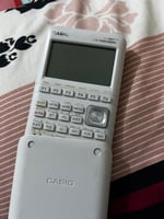 Calculatrice graphique blanche en excellent état